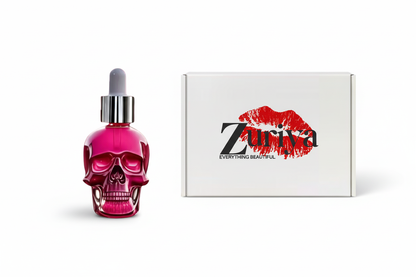 Zuriya Pink Skull Bottle with White Box