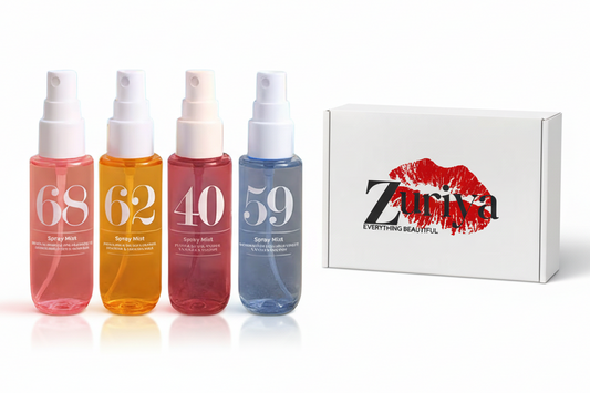 Zuriya Spray Mist Collection with Branded Packaging